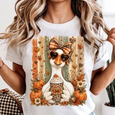 Preppy Duck Fall DTF Transfer DTF Heat Press Transfer from Sweet Tee Transfers