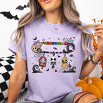 Nightmare Halloween Safety Pin DTF Transfer DTF Heat Press Transfer from Sweet Tee Transfers