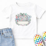 Custom Floral Teacher Apple DTF Transfer DTF Heat Press Transfer from Sweet Tee Transfers