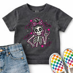 Girl Pink Skeleton DTF Transfer DTF Heat Press Transfer from Sweet Tee Transfers