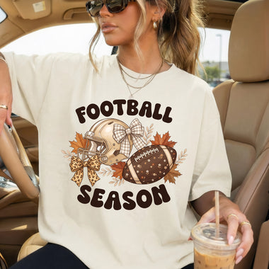 Football Season Fall DTF Transfer DTF Heat Press Transfer from Sweet Tee Transfers