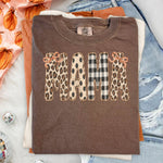 MAMA Fall Leopard Plaid Bow DTF Transfer DTF Heat Press Transfer from Sweet Tee Transfers