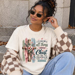 I Can Do All Things Through Christ DTF Transfer DTF Heat Press Transfer from Sweet Tee Transfers