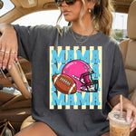 MAMA Football Striped DTF Transfer DTF Heat Press Transfer from Sweet Tee Transfers