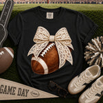 Lace Bow Football DTF Transfer DTF Heat Press Transfer from Sweet Tee Transfers