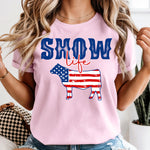 Show Life Cow DTF Transfer DTF Heat Press Transfer from Sweet Tee Transfers