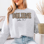 Believe Leopard John 14:7 DTF Transfer DTF Heat Press Transfer from Sweet Tee Transfers