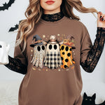 Checkered Polkadot and Cheetah Ghost DTF Transfer DTF Heat Press Transfer from Sweet Tee Transfers