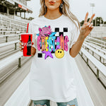 Cheetahs School Mascot DTF Transfer – Checkered Design DTF Heat Press Transfer from Sweet Tee Transfers