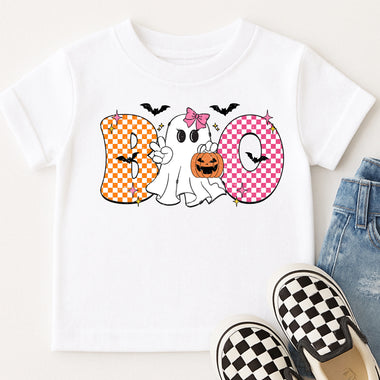 BOO Girl Ghost DTF Transfer DTF Heat Press Transfer from Sweet Tee Transfers