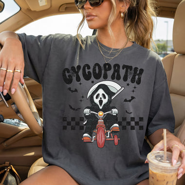 Cycopath Halloween Ghost DTF Transfer DTF Heat Press Transfer from Sweet Tee Transfers