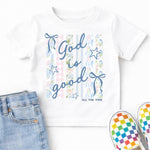 God Is Good Striped Pastels DTF Transfer DTF Heat Press Transfer from Sweet Tee Transfers