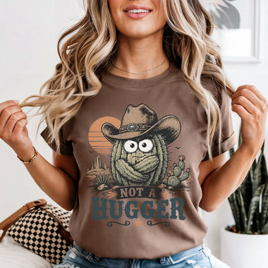 Not a Hugger Western DTF Transfer DTF Heat Press Transfer from Sweet Tee Transfers