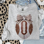 Football Faux Rhinestones DTF Transfer DTF Heat Press Transfer from Sweet Tee Transfers