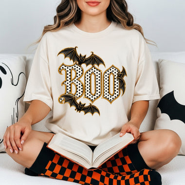 Boo Halloween Bats DTF Transfer DTF Heat Press Transfer from Sweet Tee Transfers