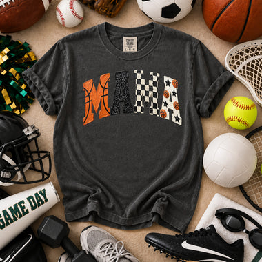 Basketball MAMA Painted DTF Transfer DTF Heat Press Transfer from Sweet Tee Transfers