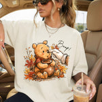 Bear Boop Fall Autumn Leaves DTF Transfer DTF Heat Press Transfer from Sweet Tee Transfers