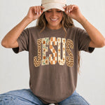 Retro Jesus Leopard DTF Transfer DTF Heat Press Transfer from Sweet Tee Transfers