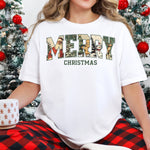 Merry Christmas Varsity Vintage DTF Transfer DTF Heat Press Transfer from Sweet Tee Transfers