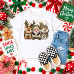 Camo Santa Reindeer and Snowman Christmas DTF Transfer DTF Heat Press Transfer from Sweet Tee Transfers