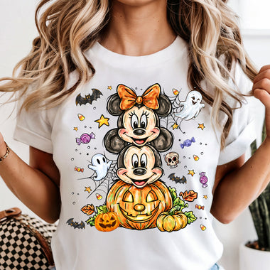 Mouse Pumpkin Tower DTF Transfer DTF Heat Press Transfer from Sweet Tee Transfers