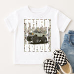 Camo Monster Truck Third Grade DTF Transfer DTF Heat Press Transfer from Sweet Tee Transfers