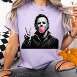 Myers Bubblegum Peace Sign DTF Transfer DTF Heat Press Transfer from Sweet Tee Transfers