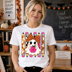Custom Teacher Halloween Ghost DTF Transfer DTF Heat Press Transfer from Sweet Tee Transfers