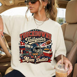 Touchdowns Tailgates and Mom Duties DTF Transfer DTF Heat Press Transfer from Sweet Tee Transfers