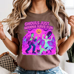 Ghouls Just Wanna Have Fun Dance DTF Transfer DTF Heat Press Transfer from Sweet Tee Transfers