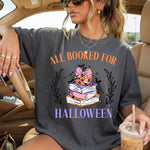 All Booked for Halloween DTF Transfer DTF Heat Press Transfer from Sweet Tee Transfers