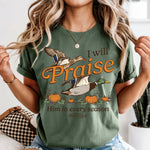 I Will Praise Him in Every Season Ducks DTF Transfer DTF Heat Press Transfer from Sweet Tee Transfers