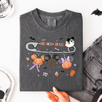 Mouse Halloween Safety Pin DTF Transfer DTF Heat Press Transfer from Sweet Tee Transfers