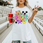 Cubs School Mascot DTF Transfer – Checkered Design DTF Heat Press Transfer from Sweet Tee Transfers