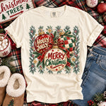 Holly Jolly Merry Christmas Ornaments DTF Transfer DTF Heat Press Transfer from Sweet Tee Transfers