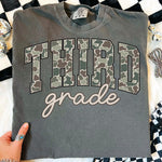 Camo Third Grade DTF Transfer DTF Heat Press Transfer from Sweet Tee Transfers