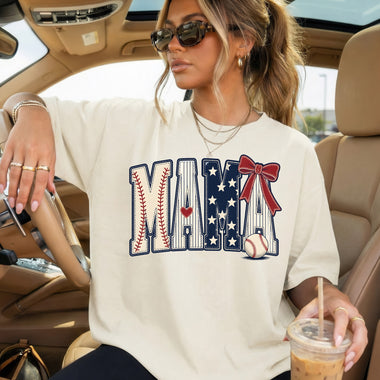 MAMA Baseball Vintage DTF Transfer DTF Heat Press Transfer from Sweet Tee Transfers