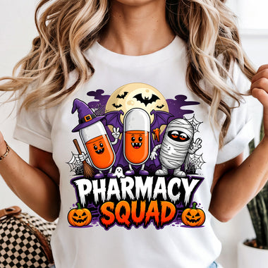 Halloween Pharmacy Squad DTF Transfer DTF Heat Press Transfer from Sweet Tee Transfers