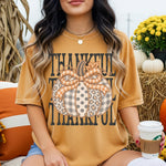 Thankful Stacked Pumpkin DTF Transfer DTF Heat Press Transfer from Sweet Tee Transfers