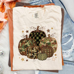 Camo Pumpkins DTF Transfer DTF Heat Press Transfer from Sweet Tee Transfers