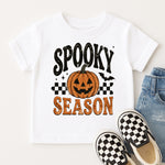 Spooky Season Checkered DTF Transfer DTF Heat Press Transfer from Sweet Tee Transfers