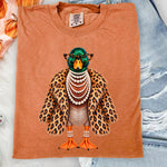 Glamorous Pearl Adorned Mallard Diva DTF Transfer DTF Heat Press Transfer from Sweet Tee Transfers