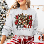 Jesus Is the Gift That Changed Everything DTF Transfer DTF Heat Press Transfer from Sweet Tee Transfers