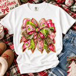 Green Guy Pink Bow DTF Transfer DTF Heat Press Transfer from Sweet Tee Transfers