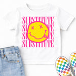 Nirvana Substitute Smiley Face DTF Transfer DTF Heat Press Transfer from Sweet Tee Transfers