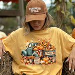 Fall Truck Sunflowers DTF Transfer DTF Heat Press Transfer from Sweet Tee Transfers