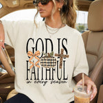 God Is Faithful in Every Season DTF Transfer DTF Heat Press Transfer from Sweet Tee Transfers