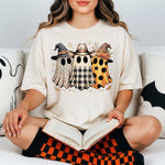 Checkered Polkadot and Cheetah Ghost DTF Transfer DTF Heat Press Transfer from Sweet Tee Transfers