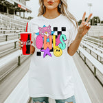 Owls School Mascot DTF Transfer – Checkered Design DTF Heat Press Transfer from Sweet Tee Transfers