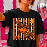 Dachshund Fall Striped DTF Transfer DTF Heat Press Transfer from Sweet Tee Transfers
